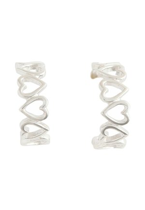 TONE OPEN HEART - Cercei - sterling silver-coloured