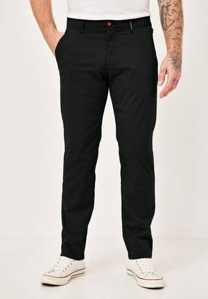 ODESSA REGULAR FIT MIT ELASTISCHEM BUND - Chino - black