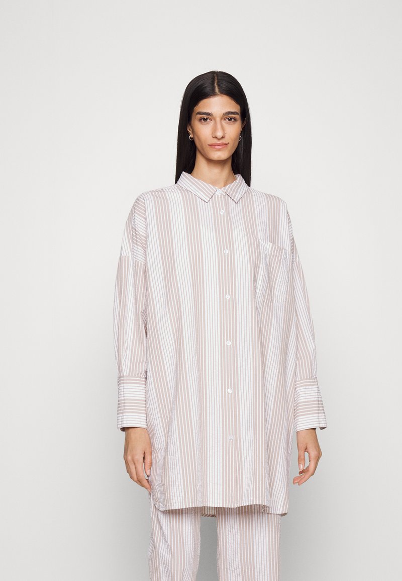 Camicia di flanella oversize stile polo - Camicie & Top Donna - Novita
