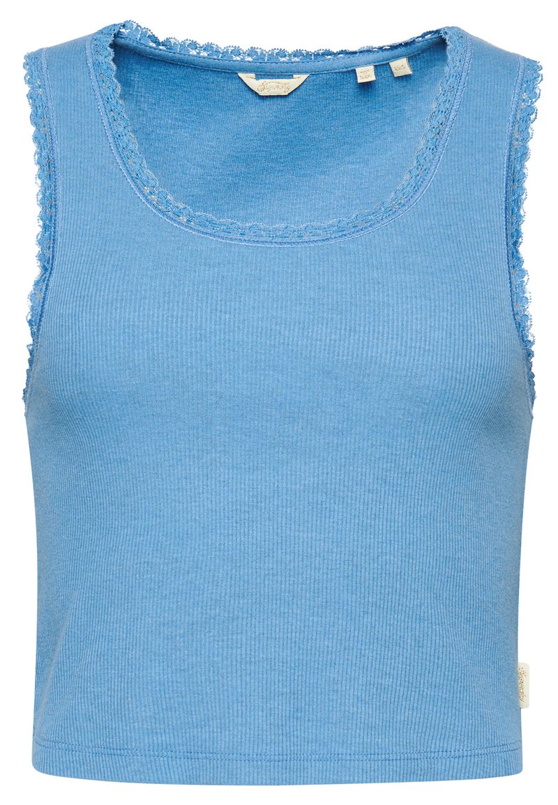 Superdry & Co Top blauw gemêleerd Superdry & Co Top blauw gemêleerd