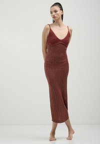 Calliope CROCHET  - Vestito lungo - rosso