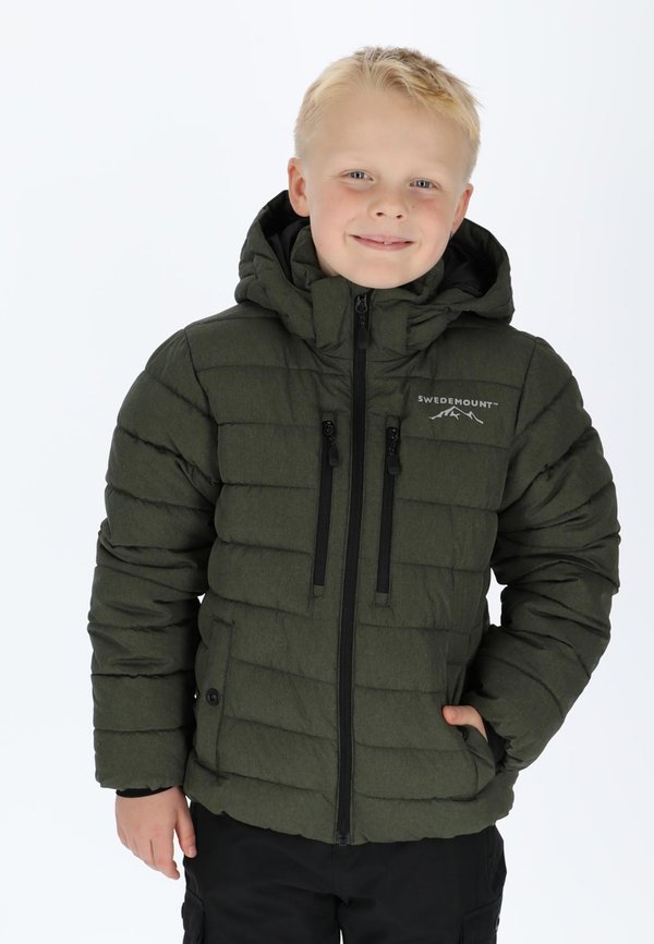 BRANÄS JR - Winterjacke - olive melange