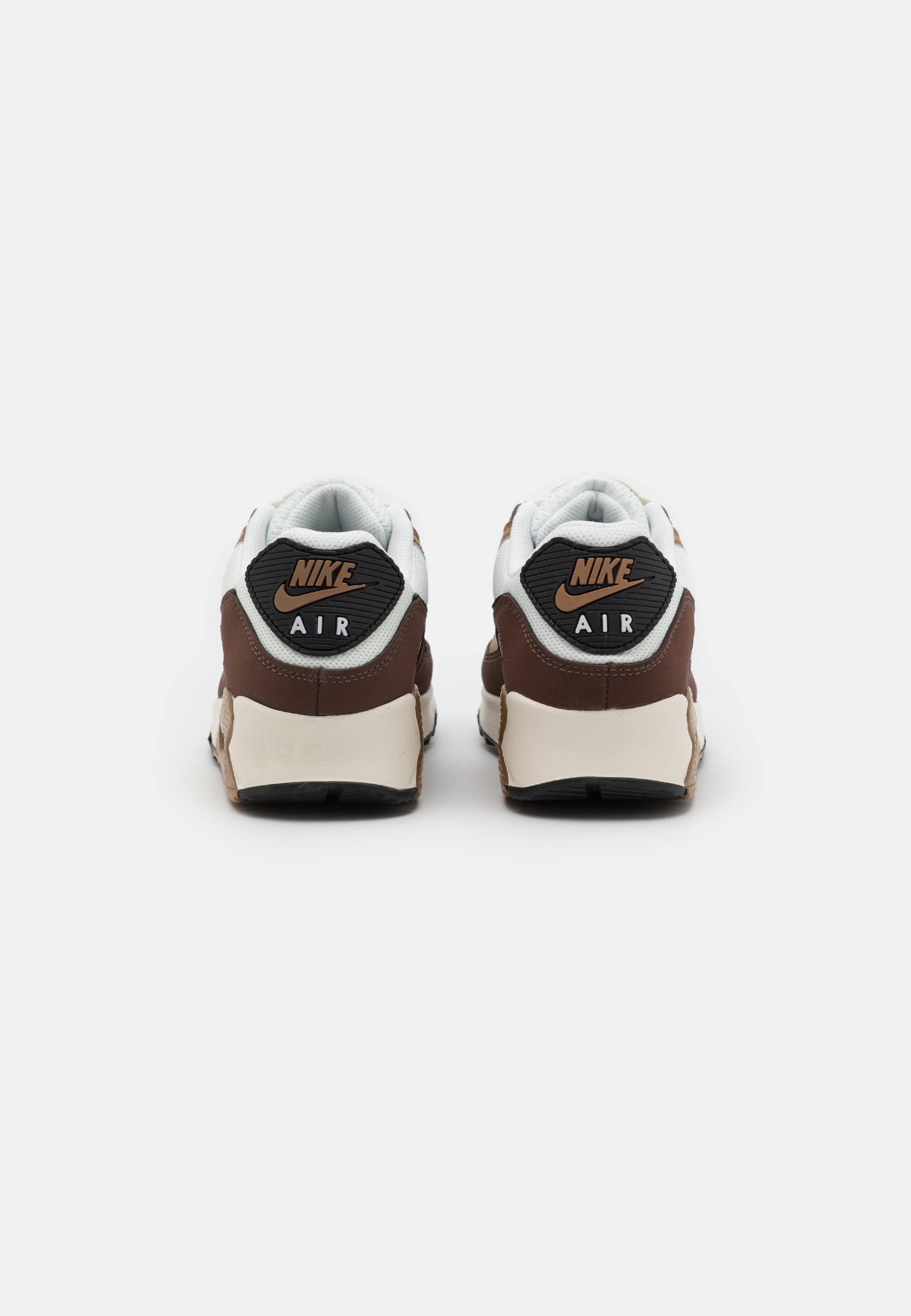 Nike Sportswear AIR MAX 90 - Trainers - dark driftwood/black/sail/light  chocolate/white/black - Zalando.co.uk