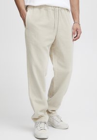 Solid SDGUTTI STRAIGHT FIT - Broek - oatmeal