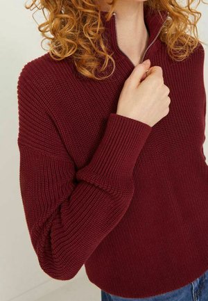 Jersey de punto - dark red