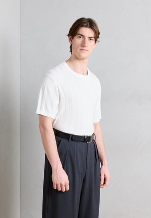 CREW NECK - T-Shirt print - salt white