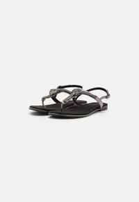 Anna Field Tåsandaler - gunmetal