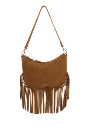 LUNE FRANGE - Umhängetasche - camel