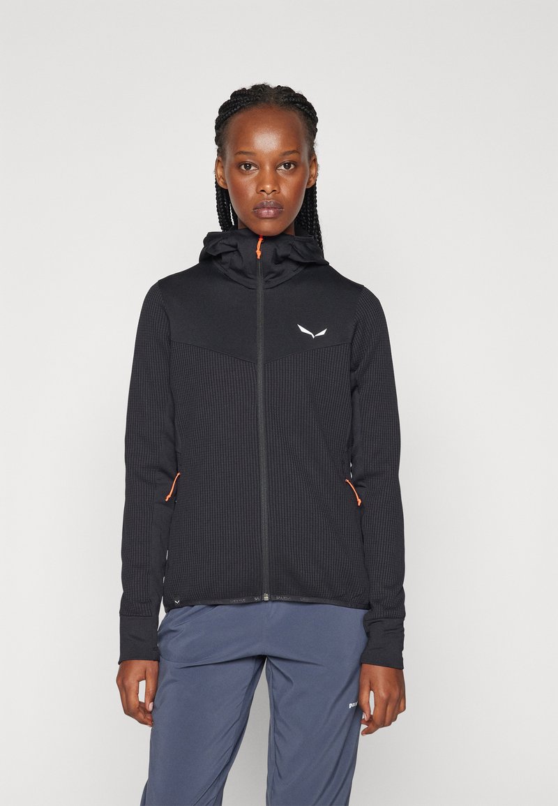Salewa PUEZ WAFFLE HYB PL HD JACKET W - Sportinė striukė - black out