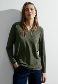 Cecil Langarmshirt - grün