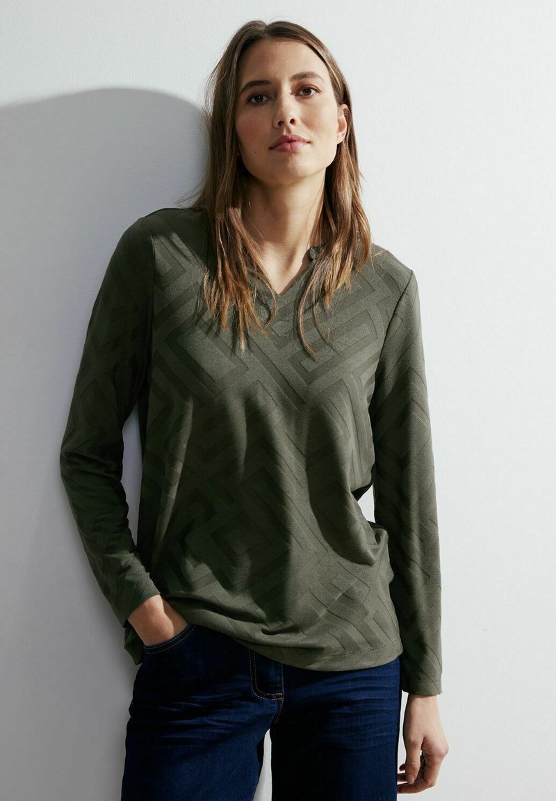 Cecil Langarmshirt - grün