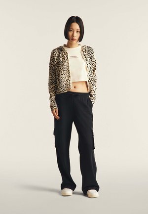 Freddy Sudadera con cremallera - leopard animalier on white