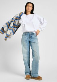 Lee SLEEVE DETAIL - Felpa - bright white