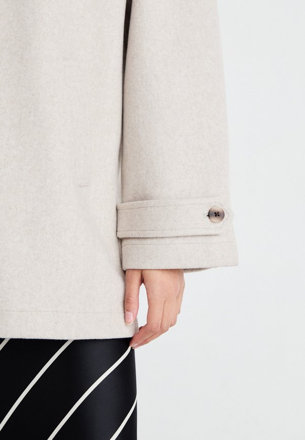 NMALICIA OVERSIZE - Classic coat - silver lining melange3