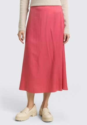 HIGH WAIST MIDI - Jupe trapèze - cozy pink