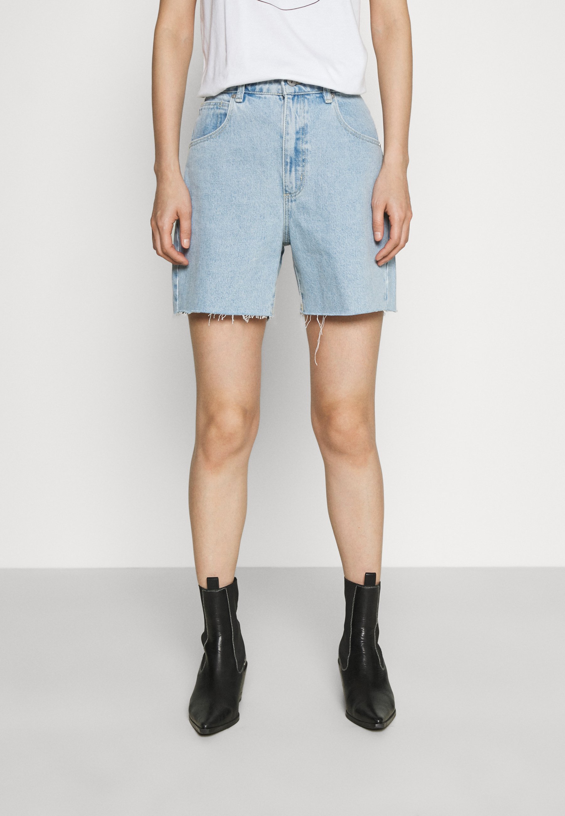 Abrand Jeans A CLAUDIA CUT OFF - Denim 