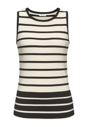 Tops - beige schwarz