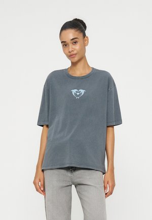 Even&Odd, T-shirt imprimé - black/acid wash