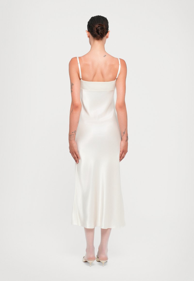 sachin and babi light blue dress Quiz White Sequin Wrap Midi Dress