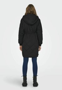 JDY JDYDIANA LONG HOOD  - Žieminis paltas - black