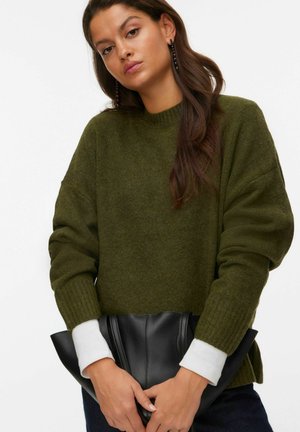 VMBOOM LS O-NECK GA NOOS - Pullover - grape leaf