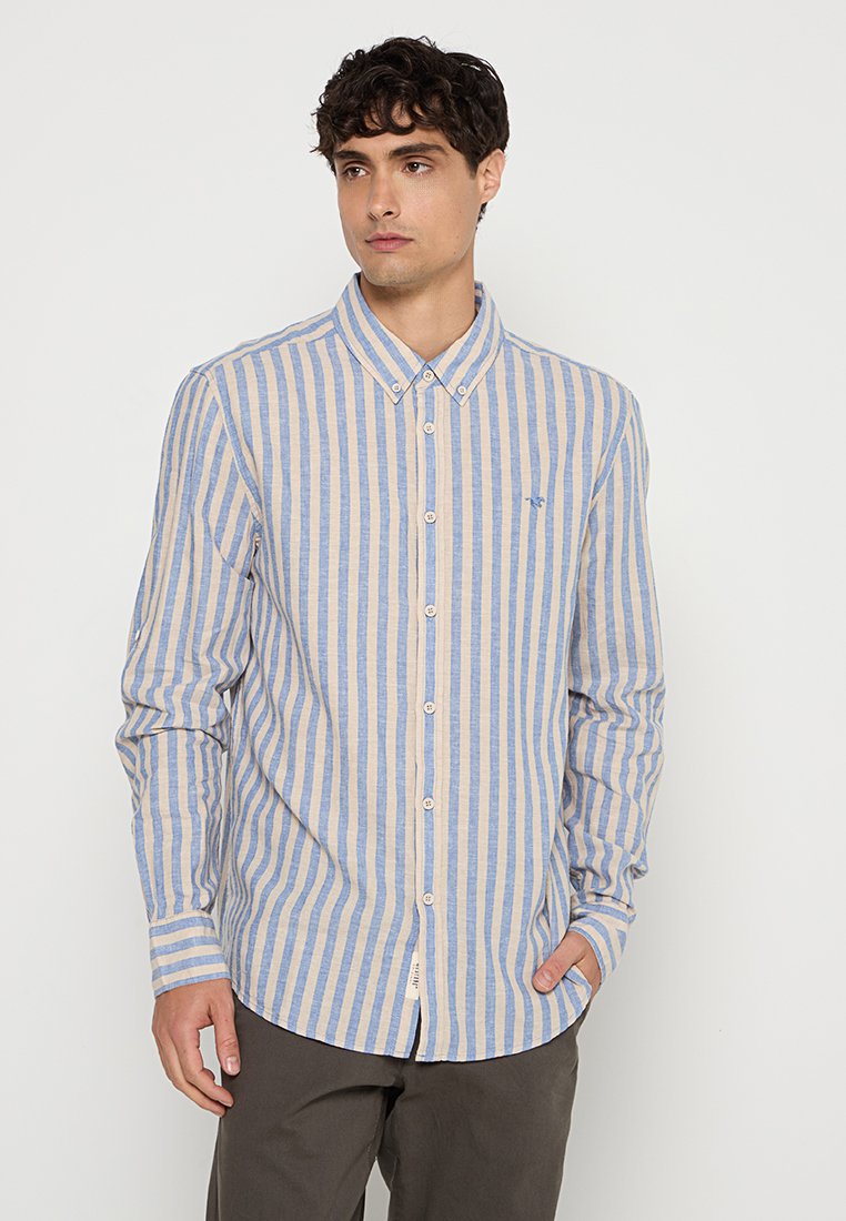 mustang Overhemd blauwgrijs