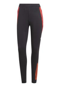TIRO24 COMPETITION - Jogginghose - black app solar red