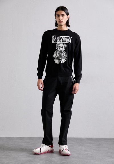MOSCHINO UOMO - Tenisky - bianco/rosso