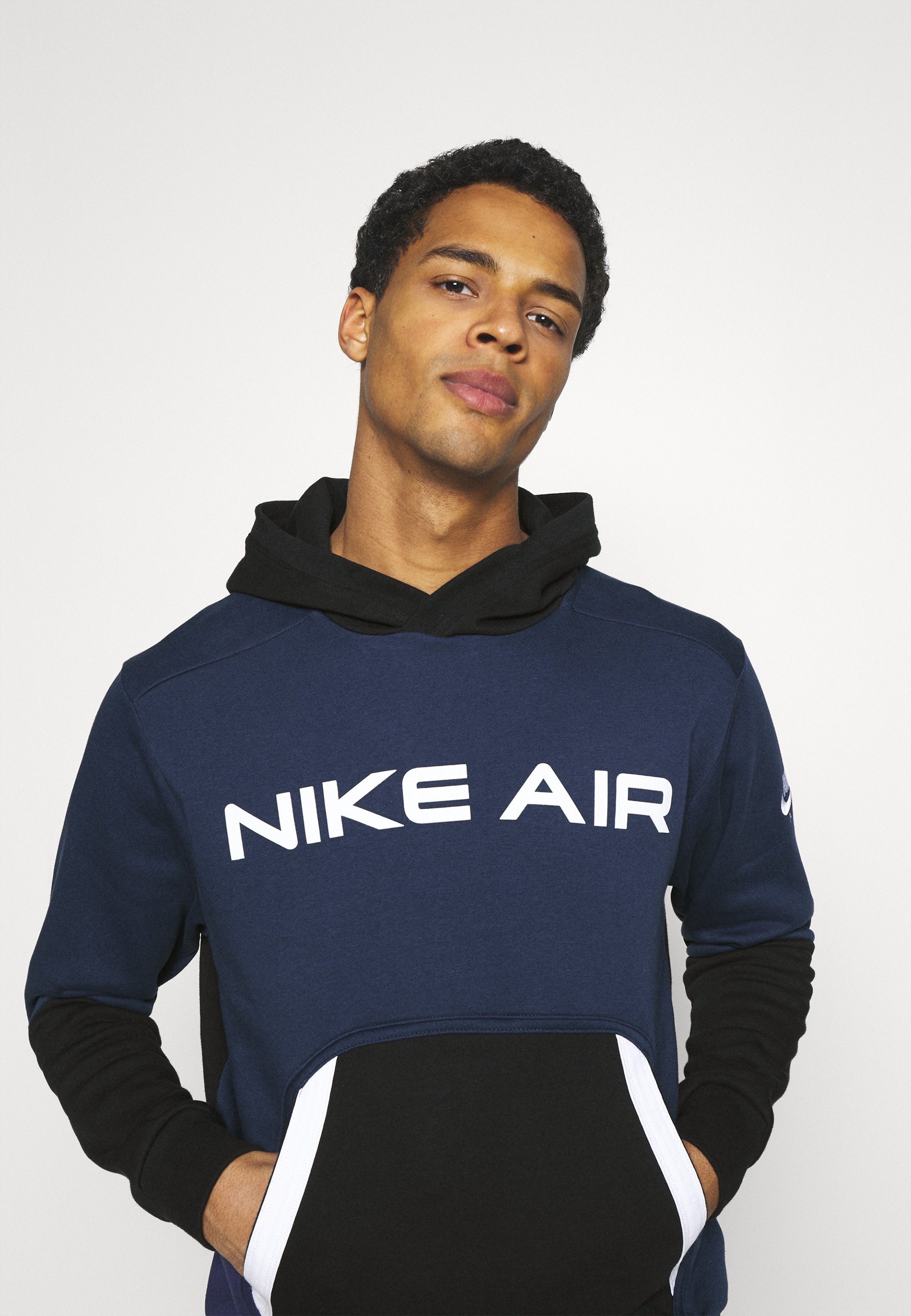 Blue and black nike air hoodie Clearance