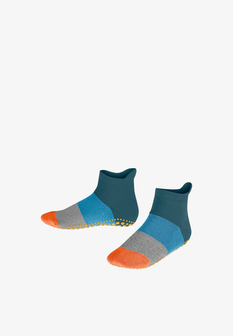 FALKE Colour Block - Chaussettes - peacock