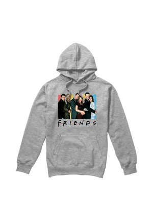 Cotton Soul, FRIENDS/CAST LOGO - Hoodie - mottled light grey