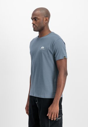 SMALL LOGO - T-shirt basique - denim blue