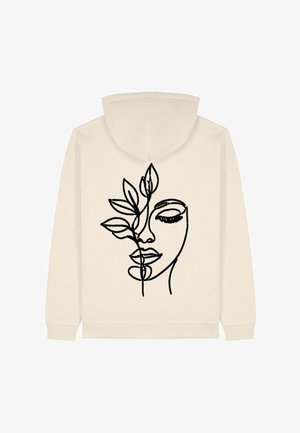 Mira Paris, SERENITY EMBROIDERY HEAVYWEIGHT - Kapuzenpullover - off-white