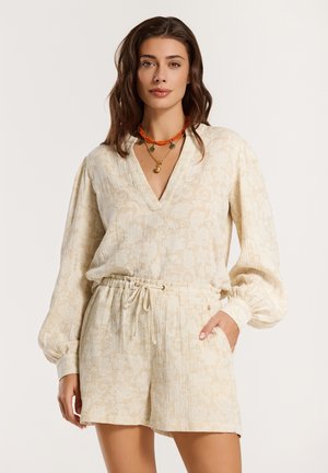 IMILIA - Blouse - white bohemian jacquard