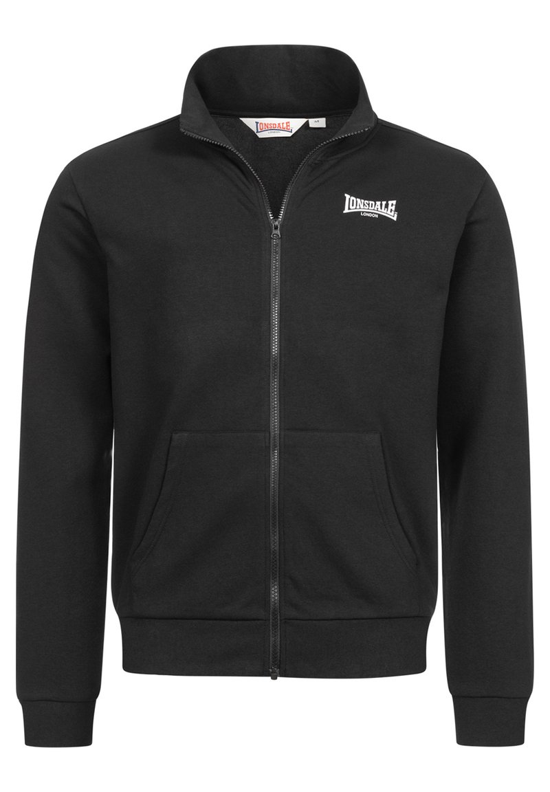 Lonsdale Sweater met rits zwart Lonsdale Sweater met rits zwart