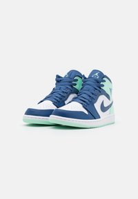 Jordan AIR JORDAN 1 MID - Sapatilhas de cano alto - mystic navy/mint foam/white