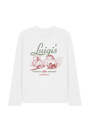 Disney, CARS LUIGI'S TYRE SHOP TRANSFER - Langarmshirt - white