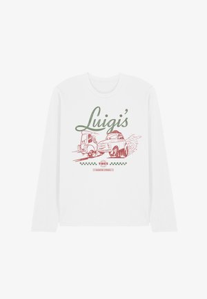 Disney, CARS LUIGI'S TYRE SHOP TRANSFER - Langarmshirt - white