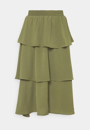 Falda acampanada - khaki