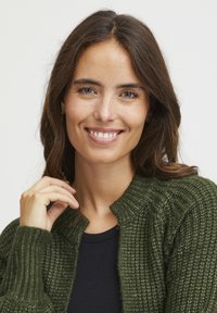 Fransa FRBEVERLY - Gilet - rifle green melange