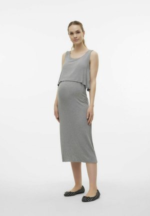 UMSTANDS - Jumper dress - light grey melange