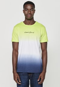 SHORT SLEEVE   - Nyomott mintás póló - lima   lime green