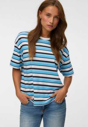 Vero Moda, T-SHIRT VMLINEA T-SHIRT - T-shirt con stampa - chocolate torte