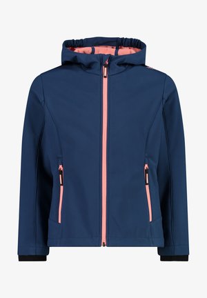 Soft shell jacket - blue ink