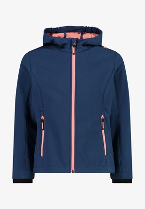 KID FIX HOOD UNISEX - Chaqueta softshell - blue ink