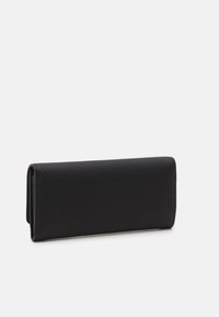 Tommy Hilfiger EMBLEM LARGE FLAP WALLET - Wallet - black