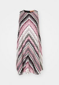 SLEEVELESS SHORT DRESS - Φόρεμα-πουλόβερ - multi/pink/beige tones