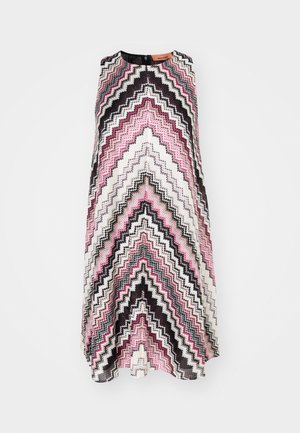 Missoni SLEEVELESS SHORT DRESS - Robe pull - multi/pink/beige tones