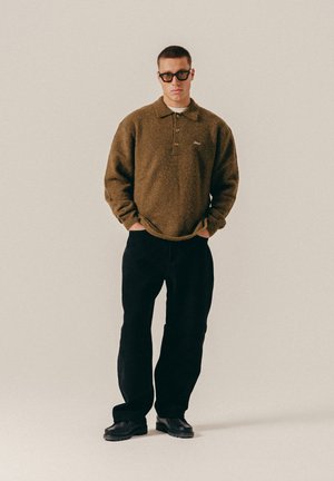 BLKVIS, HAIRY STRUCTURE LONGLEEVE - Jersey de punto - military olive