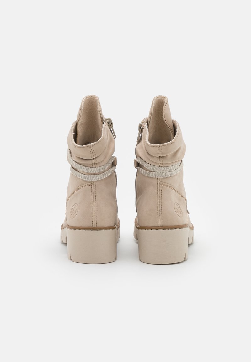 Rieker 44555 Veterlaarzen voor dames, zwart, 40 EU, zwart, 40 EU